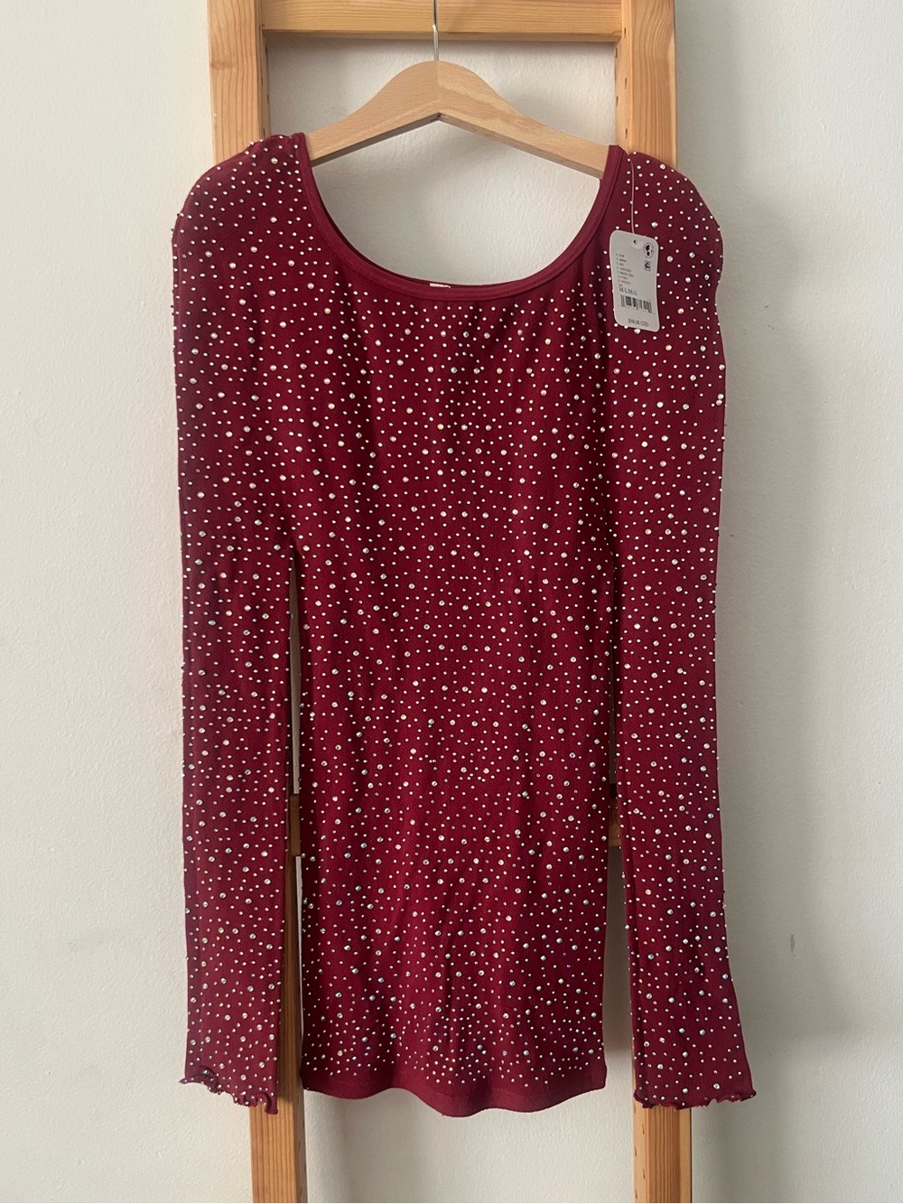 Free People Night Sky Long Sleeve Top